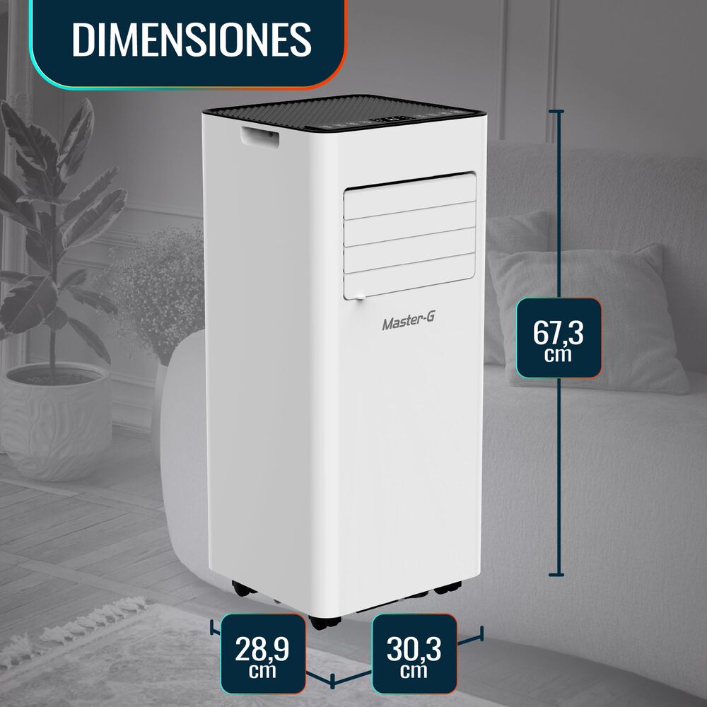 Aire Acondicionado Port&aacute;til Wifi 9000 Btu 4 En 1 Mgac9porwf image number 4.0