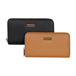 2 Billeteras De Mujer Calixta Negra Y Caf&eacute; Kenneth Cole
