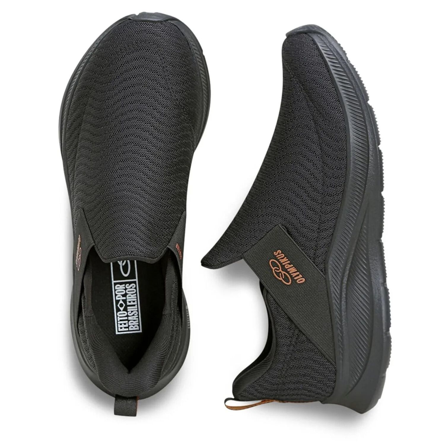 Zapatilla Infantil Flutua Negro Olympikus image number 0.0