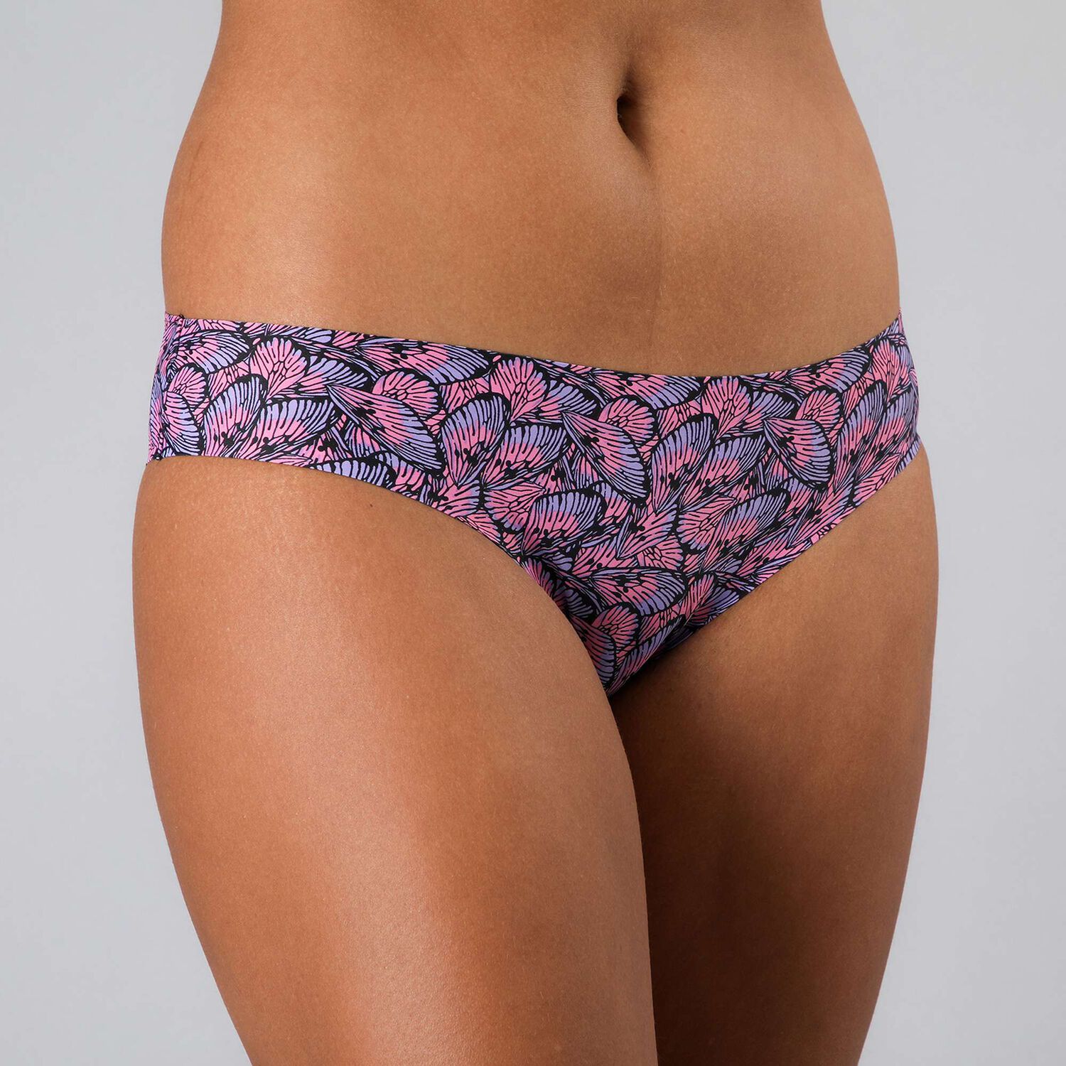 Pack X6 Bikini Bonded Microfibra Flores Mujer 25566-196 image number 4.0