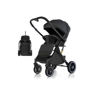 Coche De Beb&eacute; Maleta Reversible Walky Negro