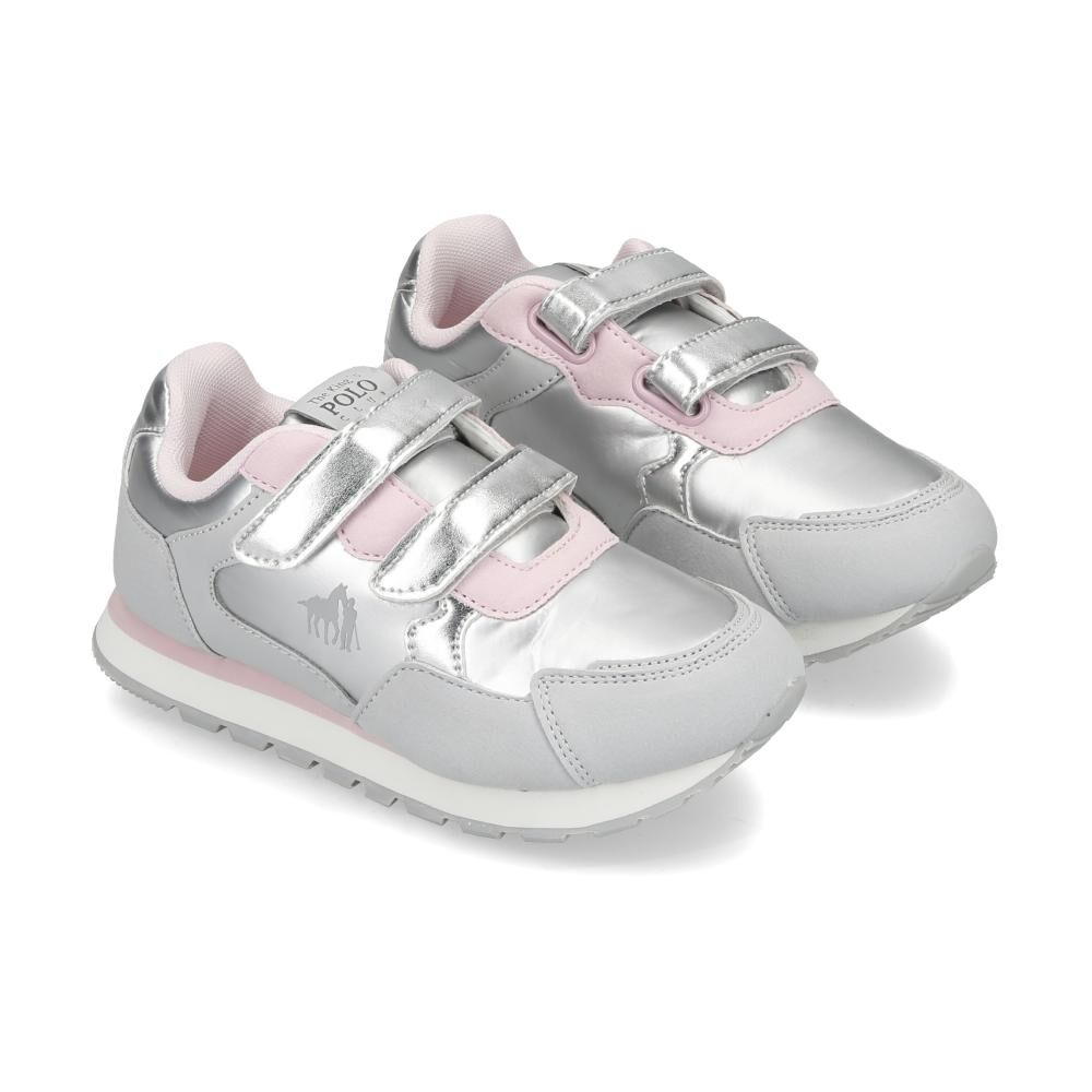 Zapatilla Infantil Niña The King's Polo Club Grey image number 1.0