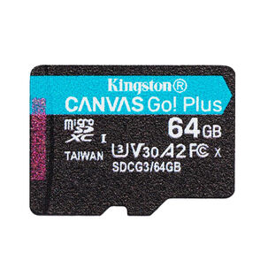 Tarjeta Micro Sd Xc V30 64gb Kingston Canvas Go Plus