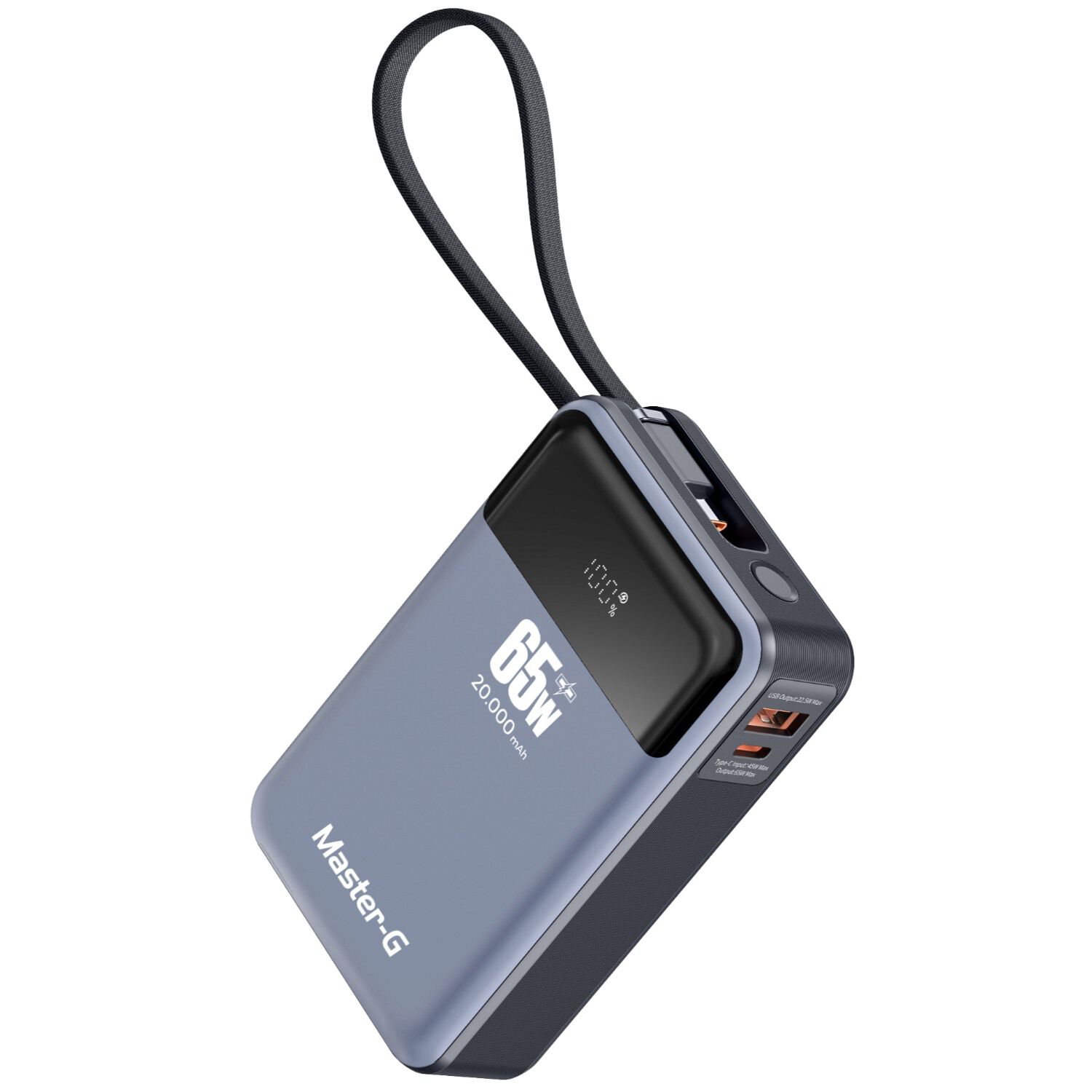 Bater&iacute;a Externa Power Bank Notebook 20000 Mah 65w Master-g image number 0.0