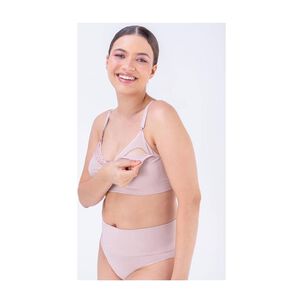 Sost&eacute;n Lactancia Sin Costuras Tira Encaje - Palo Rosa