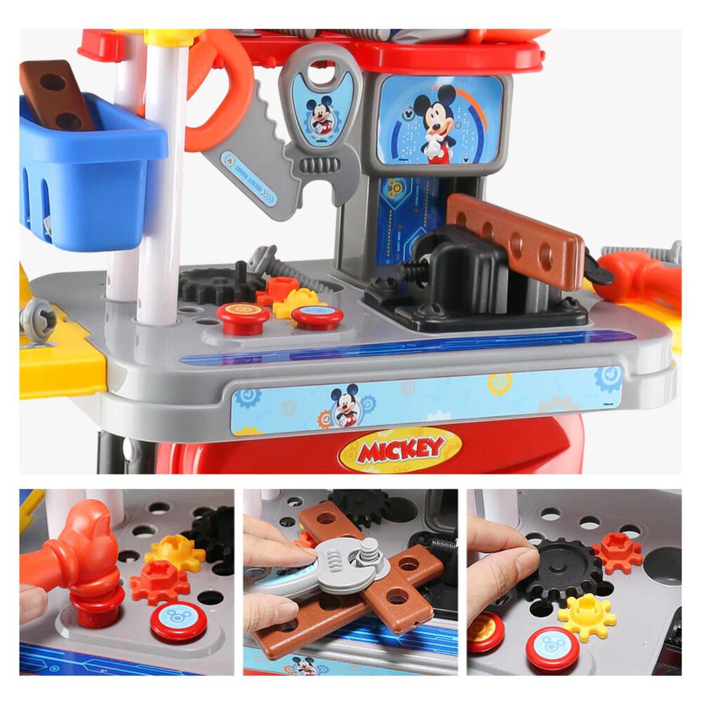 Juguete Set Maleta Herramientas 23 Piezas 3 En 1 Roja Mickey Mouse image number 2.0