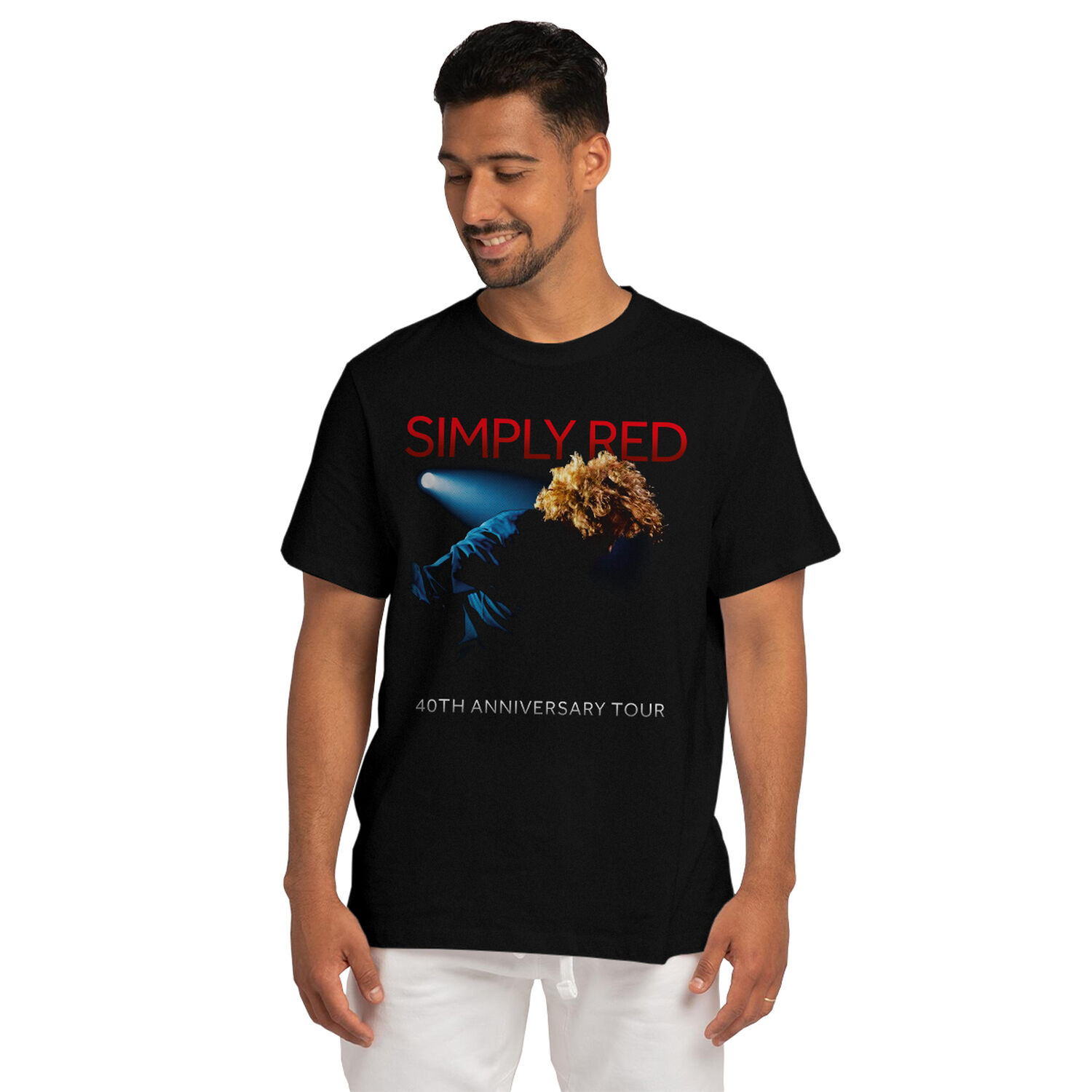 Polera Estampada 3d Simply Red 2025 Tour 40th Anniversary image number 0.0