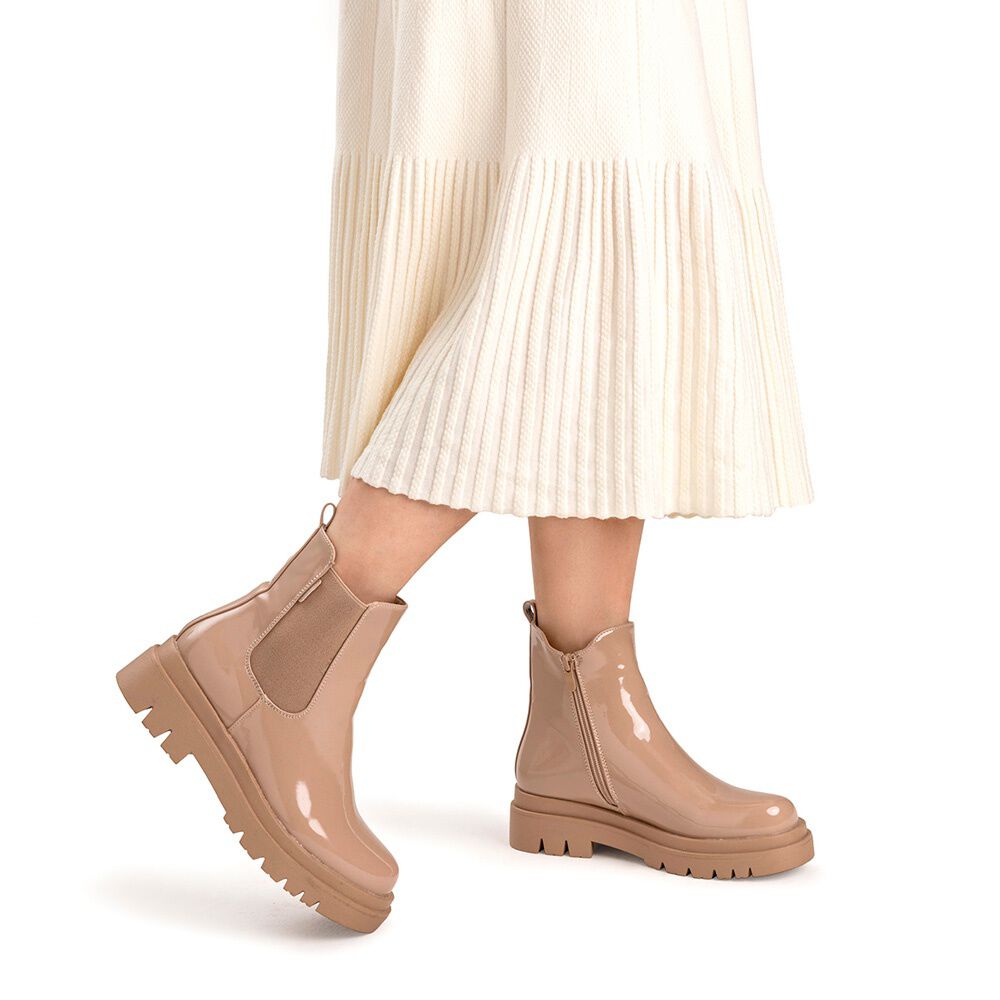 Botin Mujer Marimar Caqui Weide image number 1.0