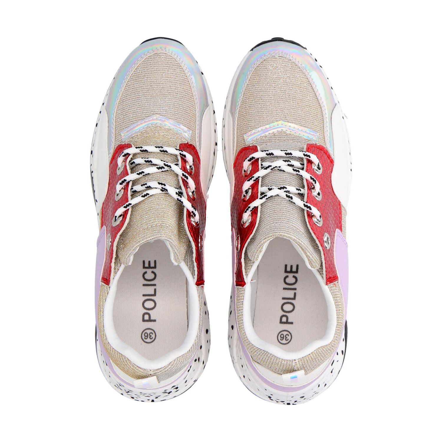 Zapatilla Urbana Mujer Rojo Sun 69 Police image number 1.0