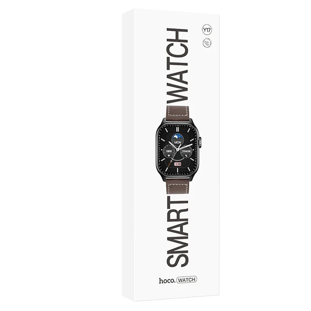 Reloj Inteligente Hoco Y17 Smartwatch Bluetooth Negro image number 1.0