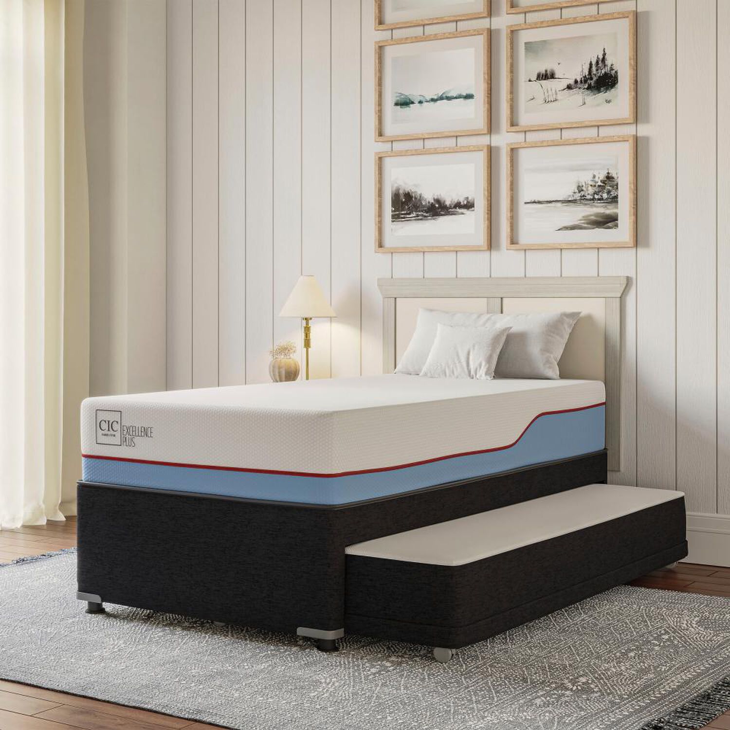 Cama Nido Cic Divan / 1.5 Plazas / Base Funcional + Respaldo image number 12.0
