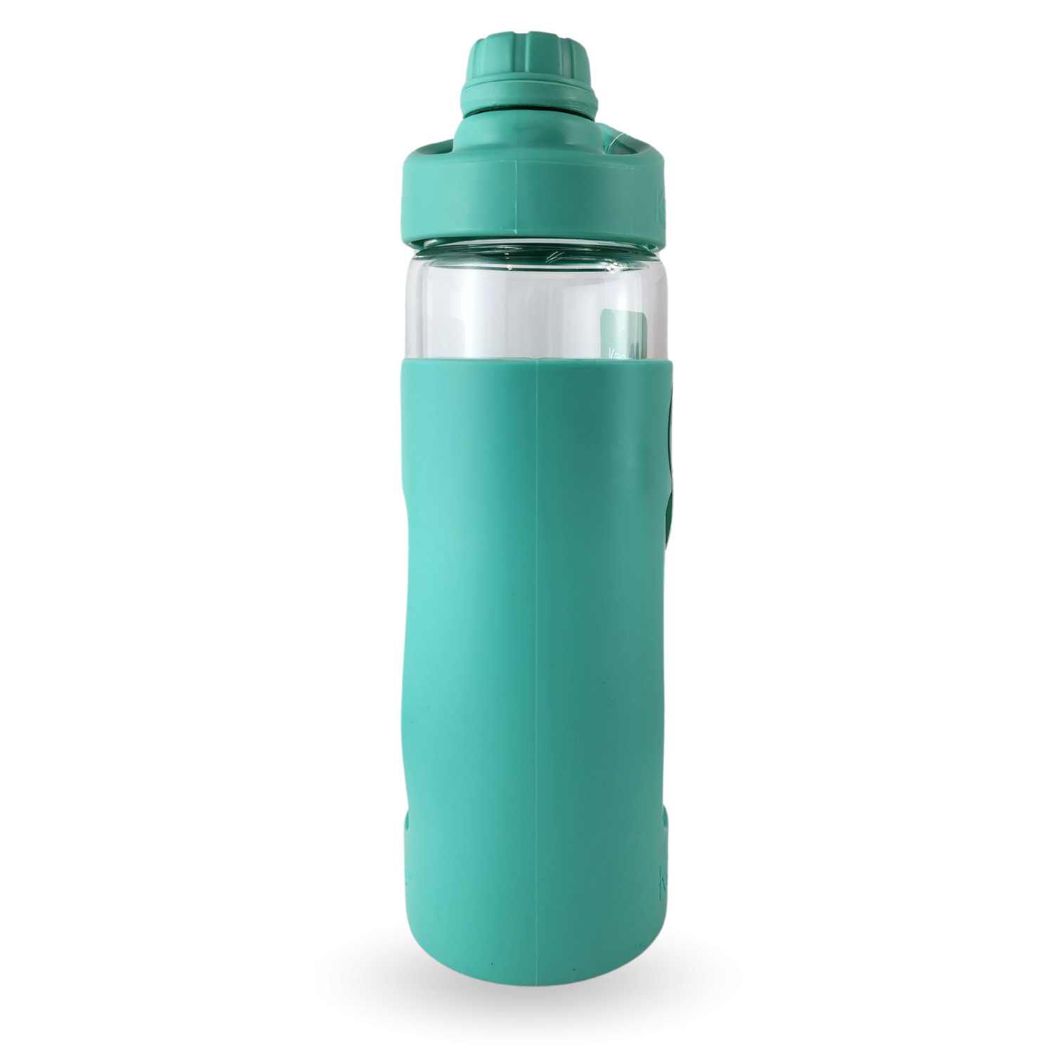 Botella Keep 470ml Vidrio Protector Agua Deportes Outdoor Turquesa image number 2.0