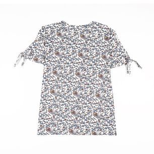 Polera Print Manga Corta Cuello Redondo Mujer Geeps