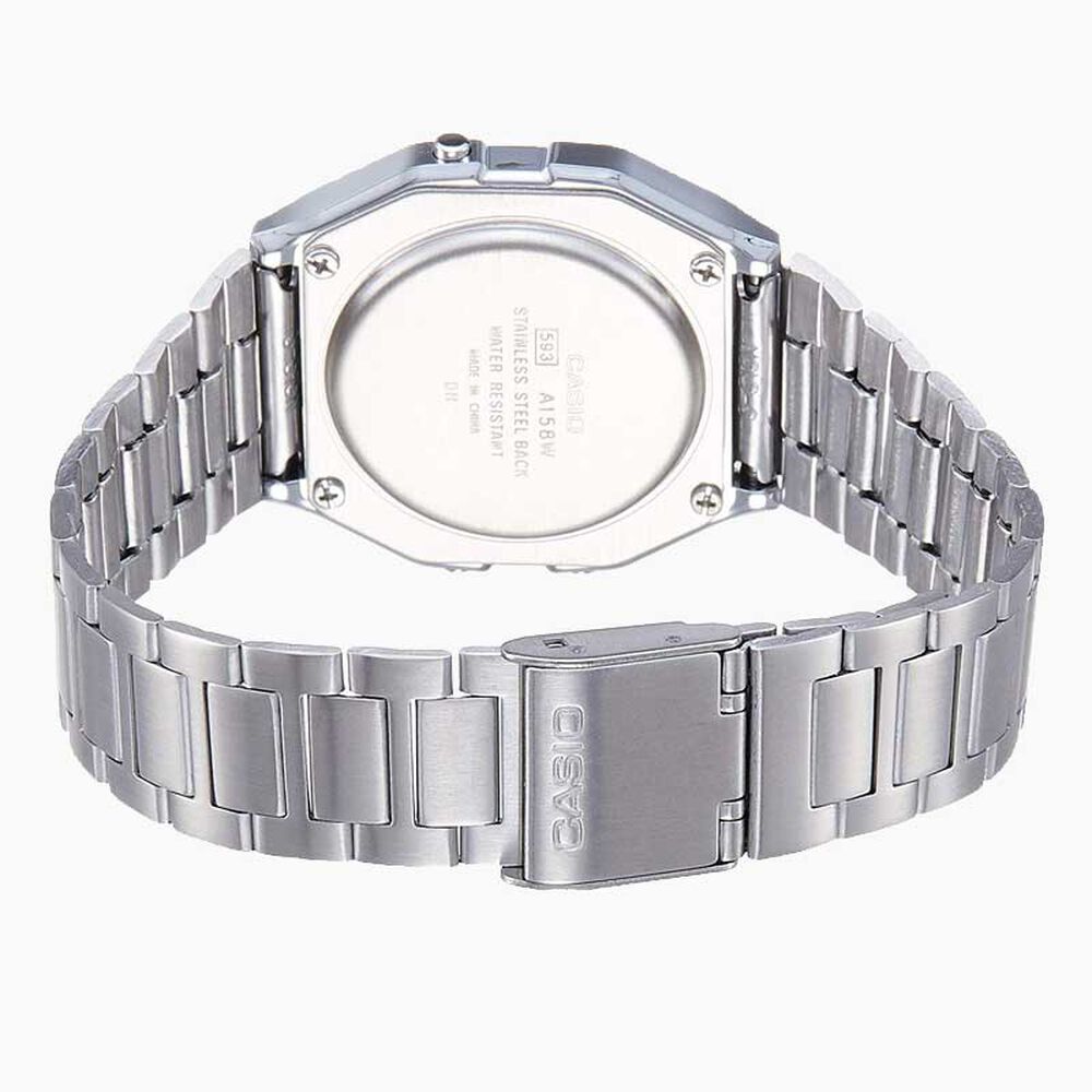 Reloj Casio Digital Classic Silver Edition A158wa-1df image number 1.0