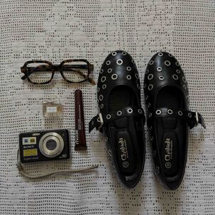 Ballerina Mujer Negro Casual Chalada Miunew-21