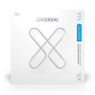Set 12 Cuerdas Guitarra Ac&uacute;stica 10-47 Xsapb1047-12 Daddario