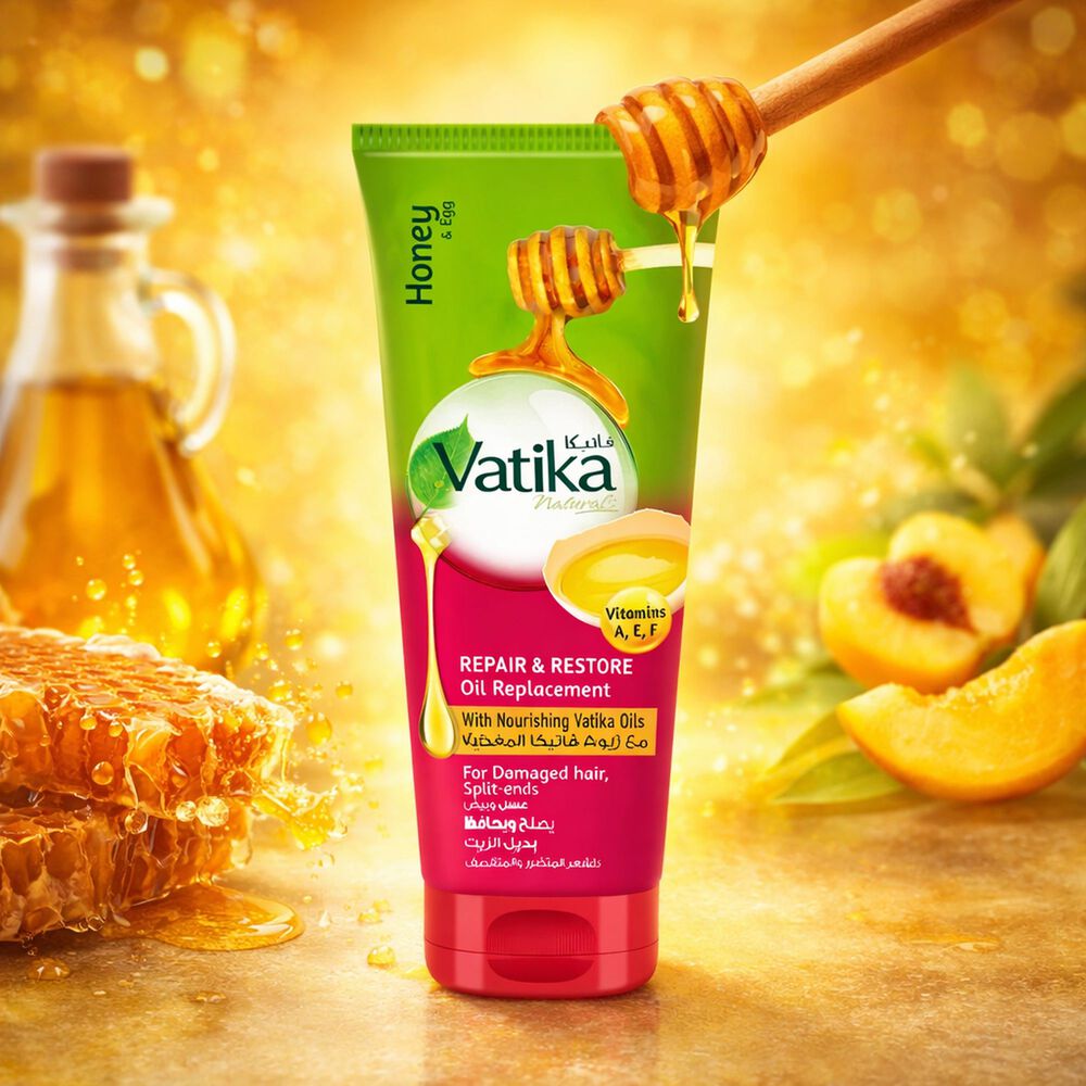 Vatika Mascarilla Capilar Oil Rep. Miel Y Huevo 200 Ml image number 1.0