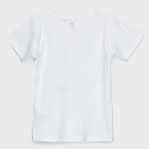 Polera Blanca Smile Algod&oacute;n Peruano