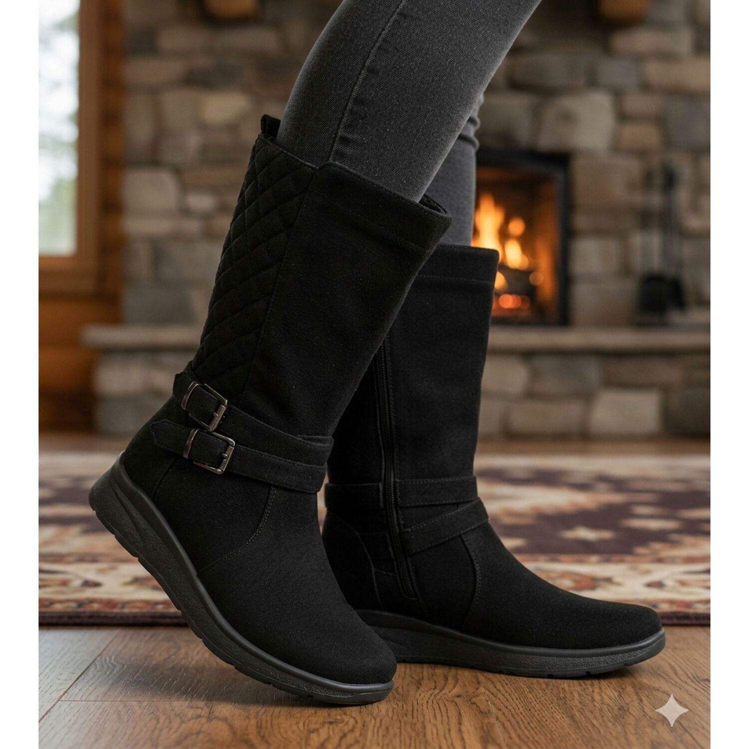 Bota Caine Full Negro Passer image number 5.0
