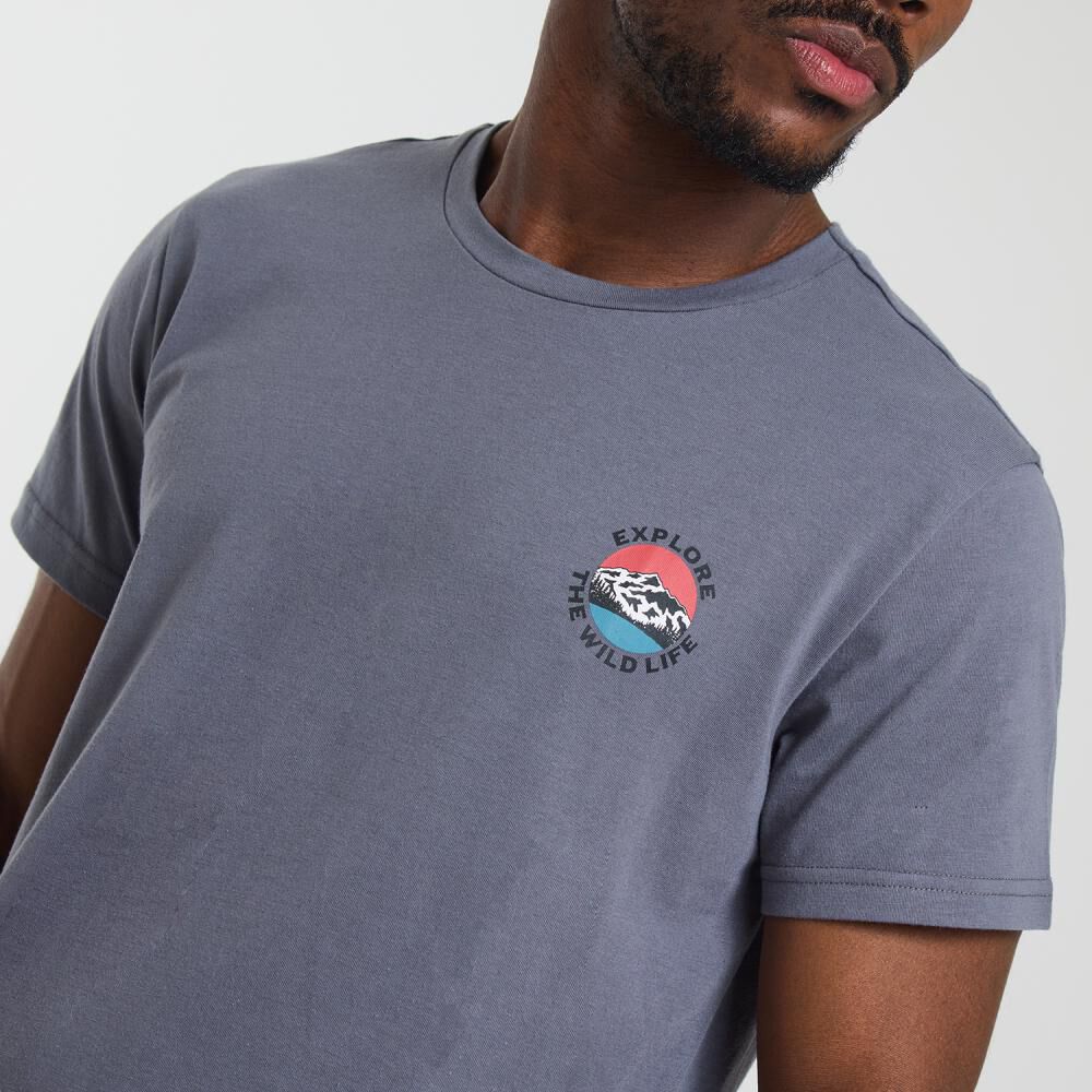 Polera Deportiva Manga Corta Cuello Redondo Hombre Wetland image number 4.0