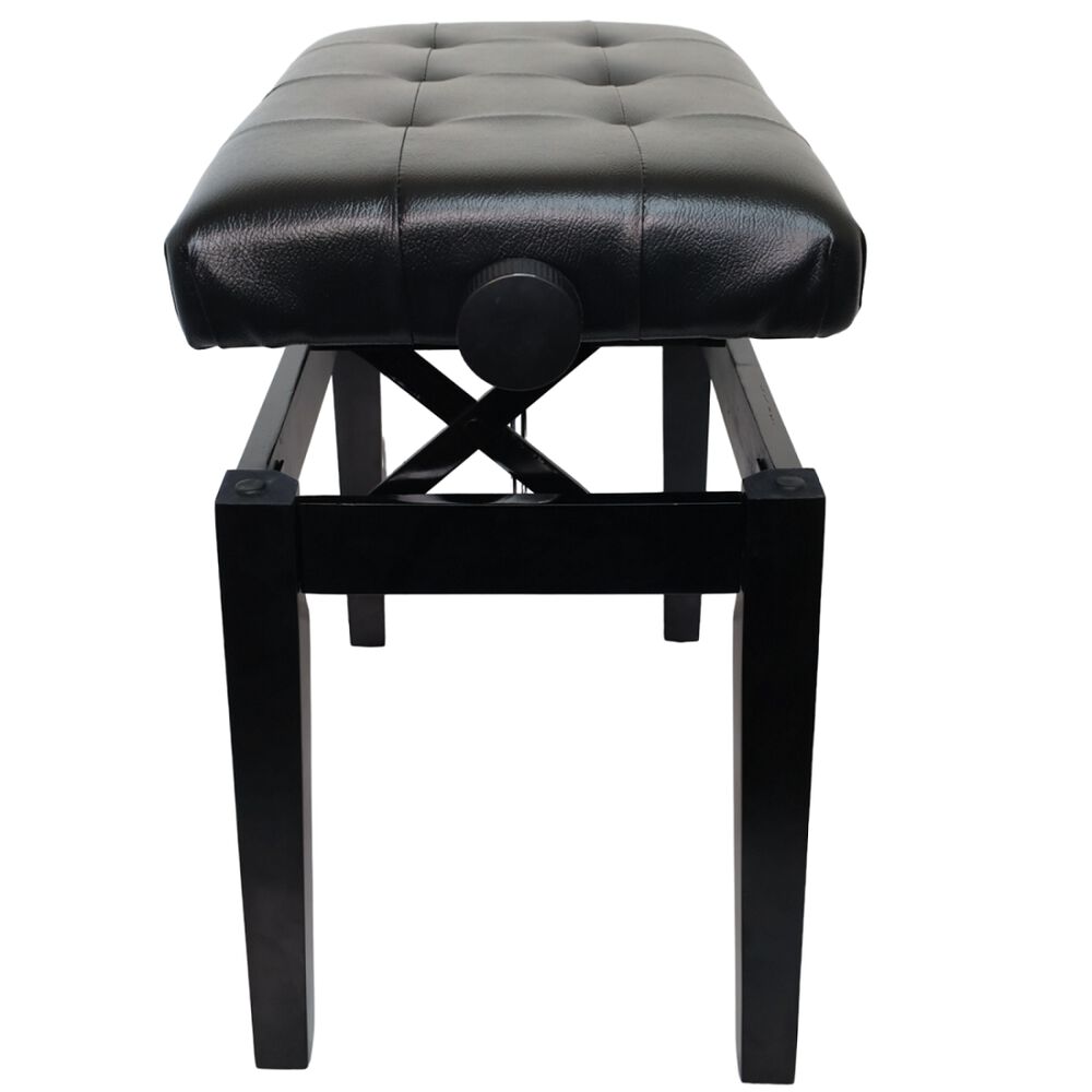 Banca Piso Silla Piano Negro Ajustable Deluxe Taurus Tau-070 image number 4.0