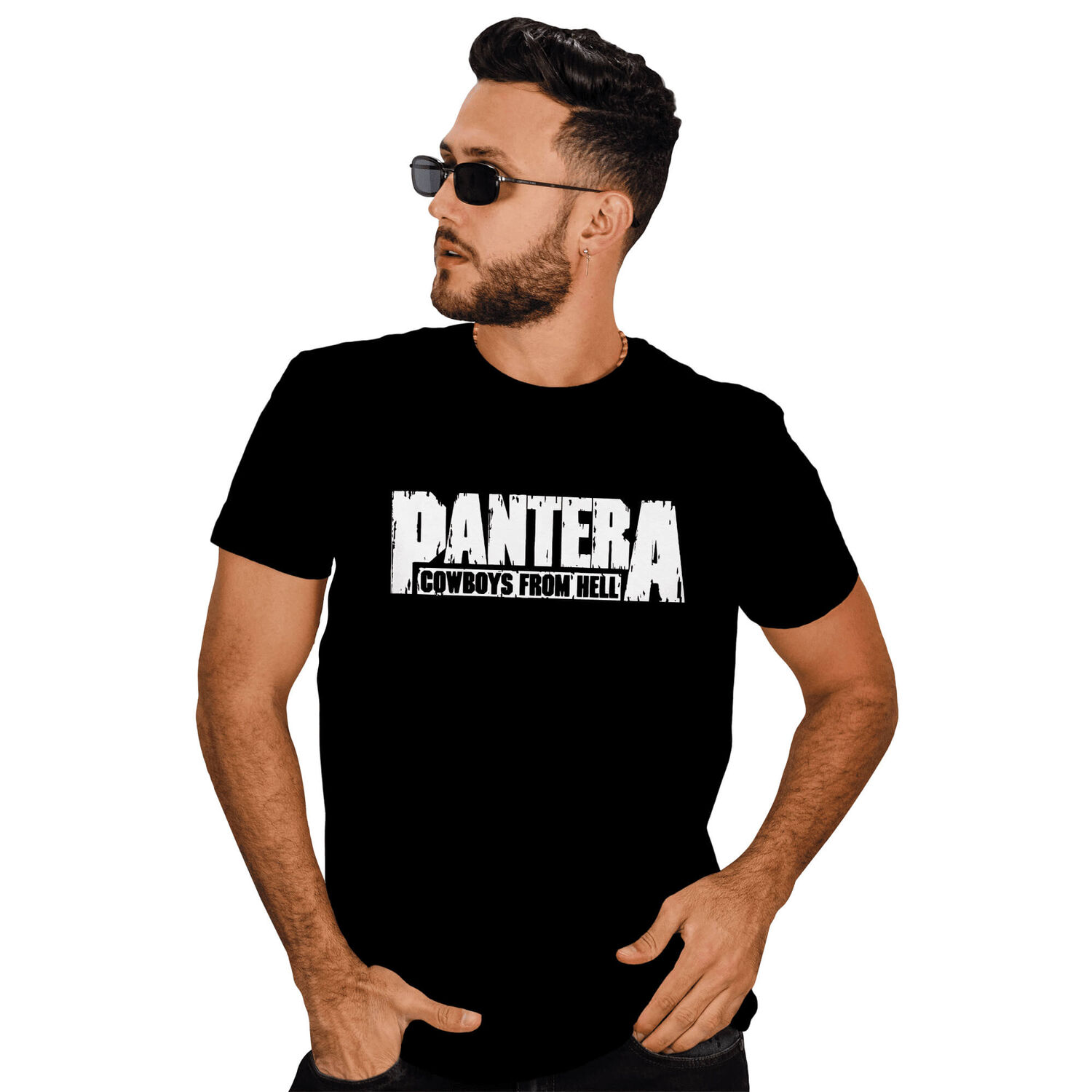 Polera Hombre Pantera Metal Rock image number 0.0
