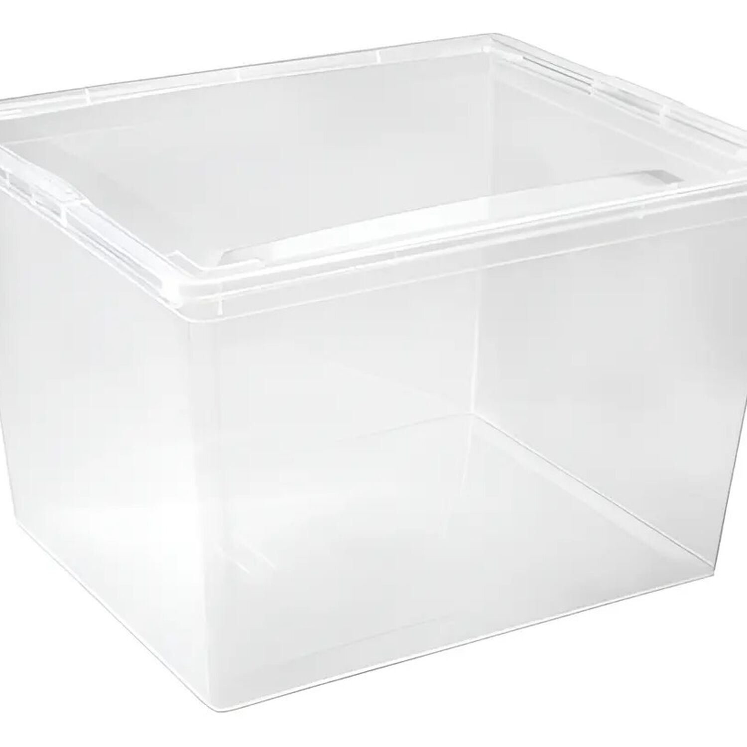 Caja Organizadora Almacenamiento Modubox 30 Lts Transparente Tapa Transparente image number 2.0