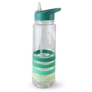 Botella Keep Bandas Colores 750ml Agua Bebidas Turquesa