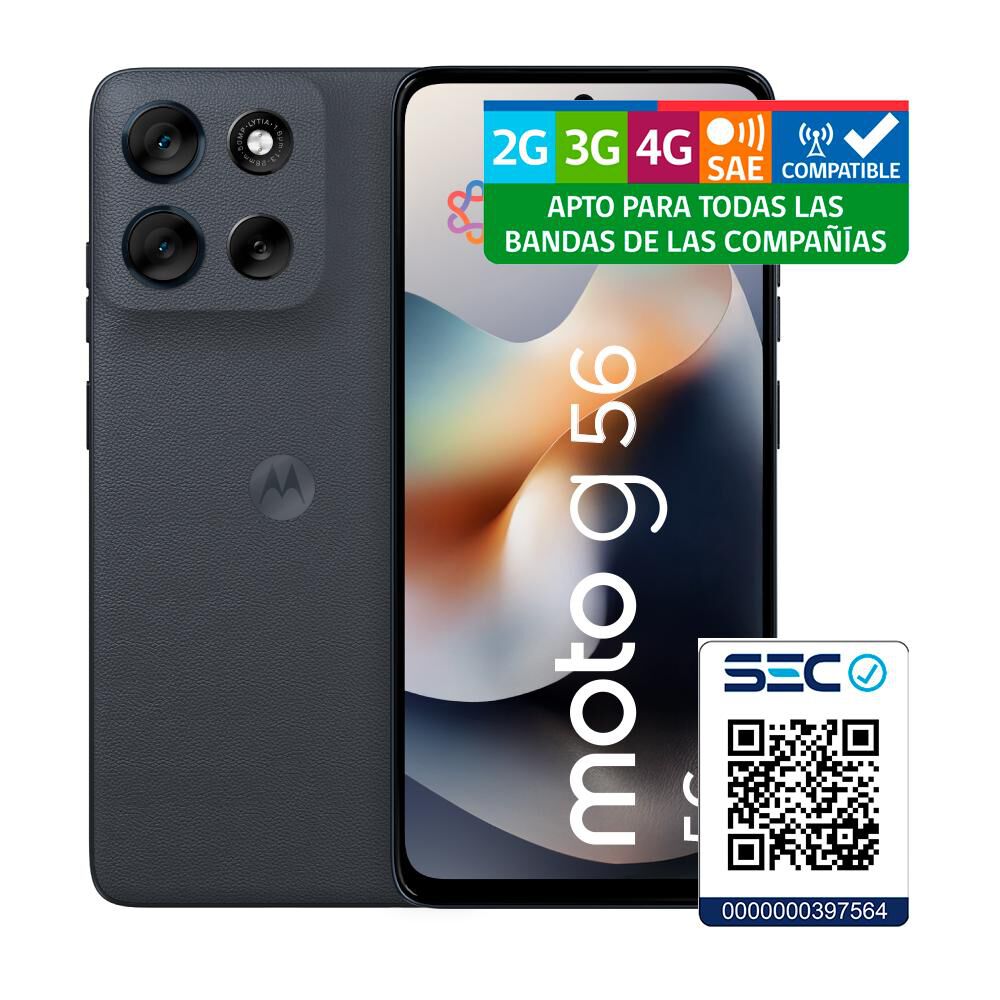 Smartphone Motorola Moto G56 / 5G / 256 GB / Azul / Liberado image number 10.0