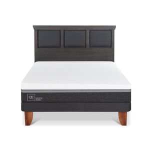 Cama Europea Cic Ortopedic Advance / 2 Plazas / Base Normal + Respaldo
