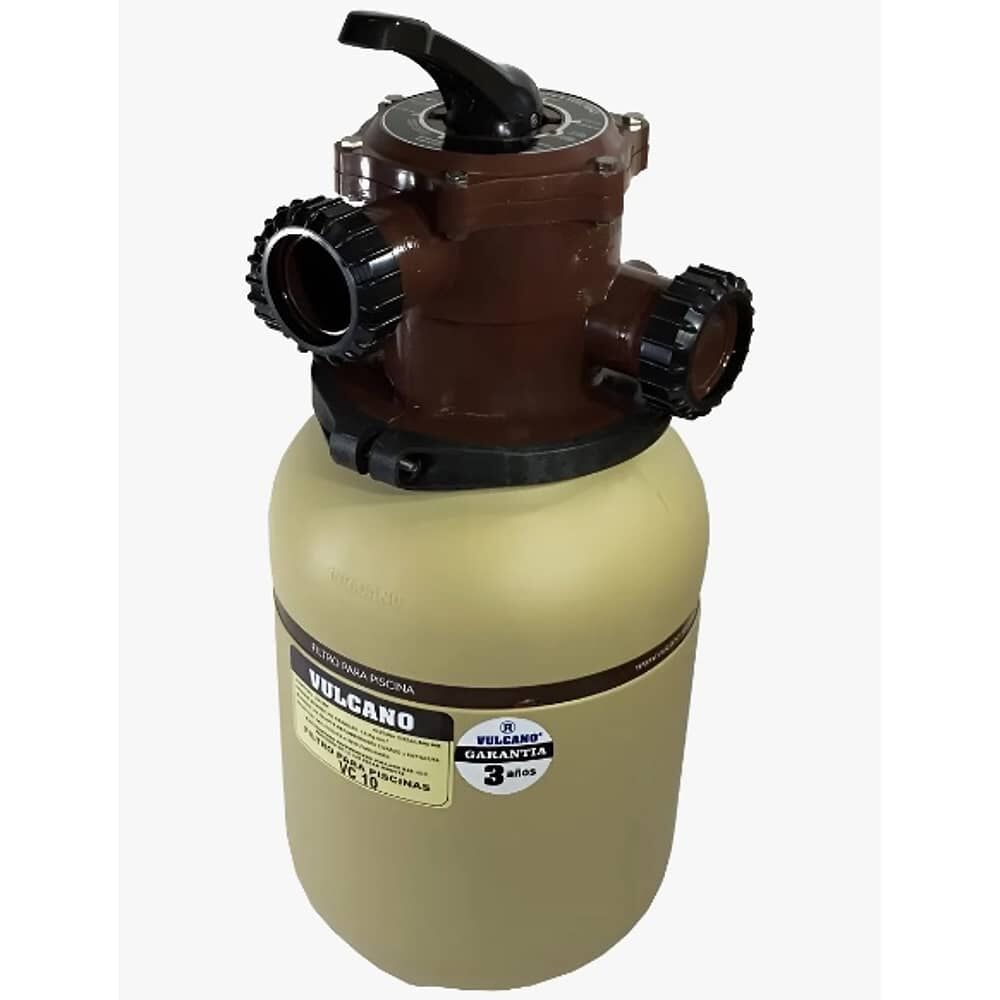 Filtro De Arena Para Piscina Vulcano Vc-10 De 6 V&iacute;as image number 0.0