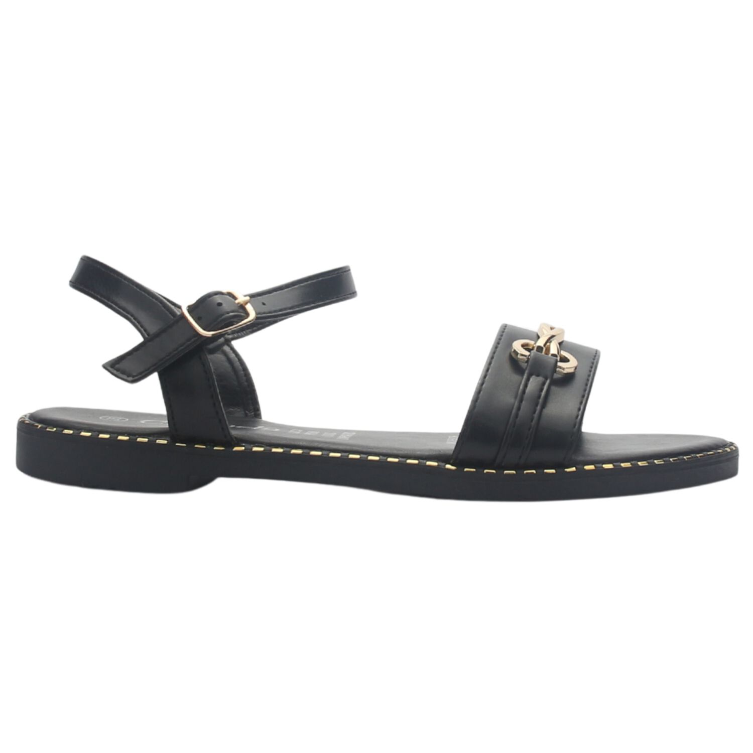 Sandalia Mujer Casual Negro Chalada Buckel-2 image number 0.0
