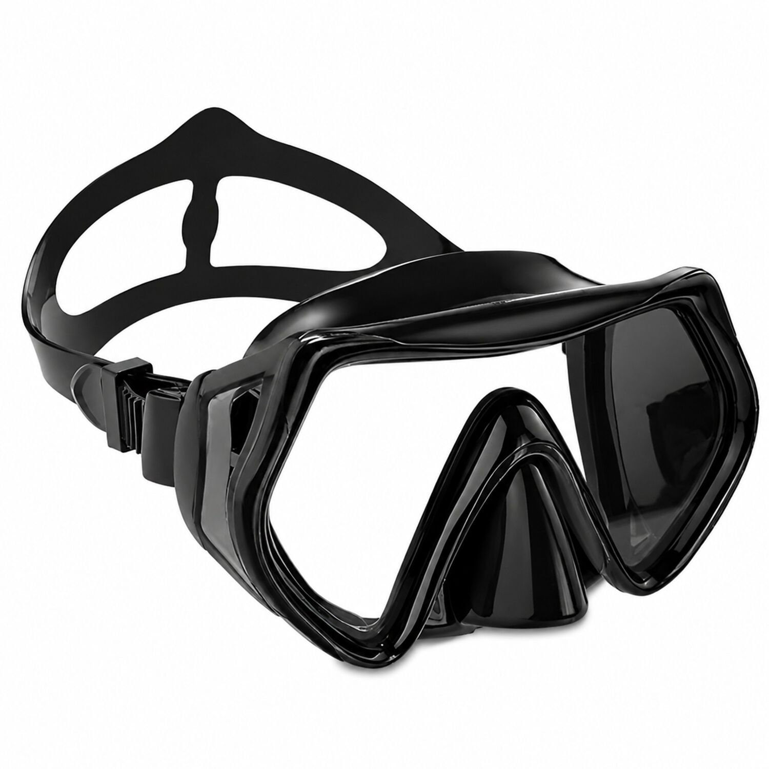 Mascara De Buceo Anti Fugas De Vidrio Templado Con Snorkel image number 1.0