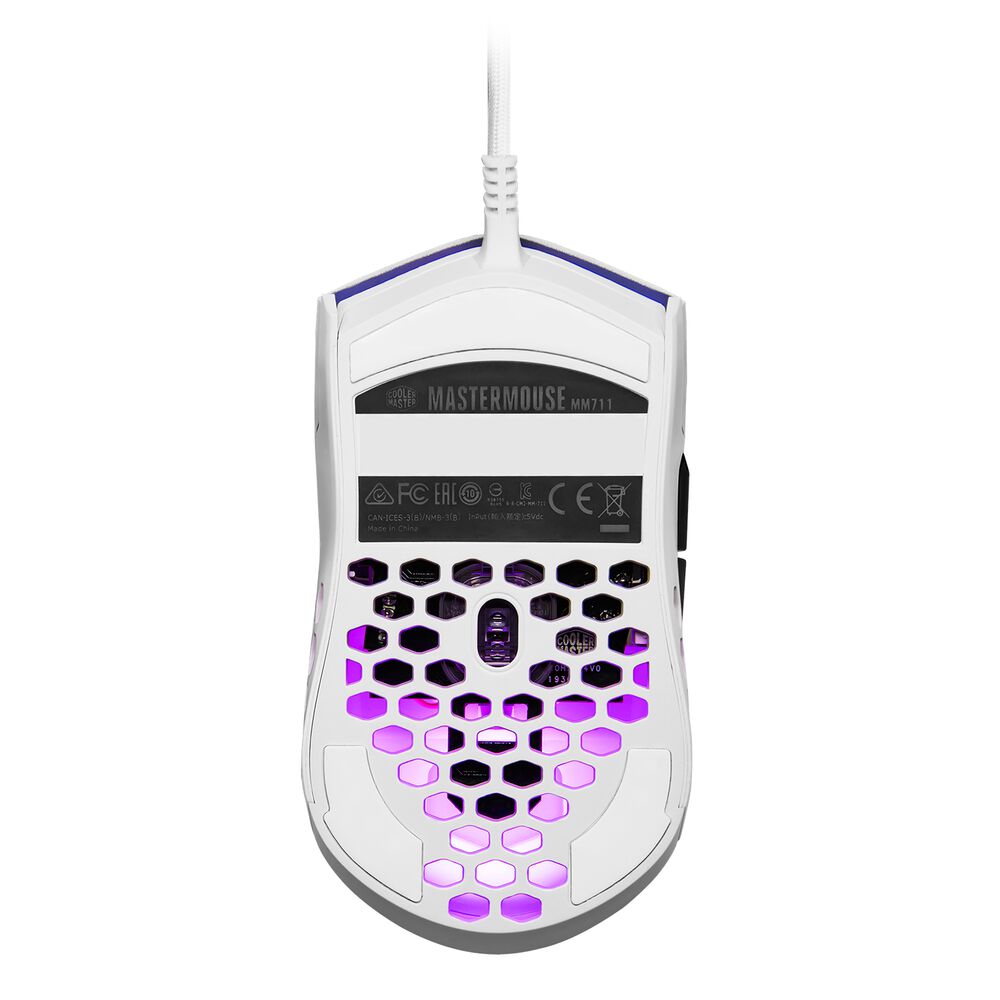 Mouse Gamer Cooler Master Mm711 White Matte 16000 Dpi image number 4.0