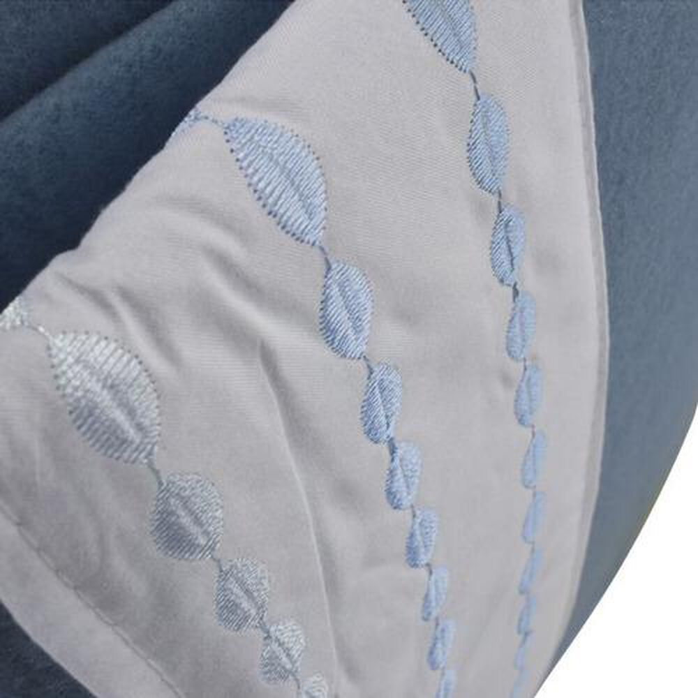 Sabana Andes Polar Bordada Circulo Azul 2 Plaza image number 3.0