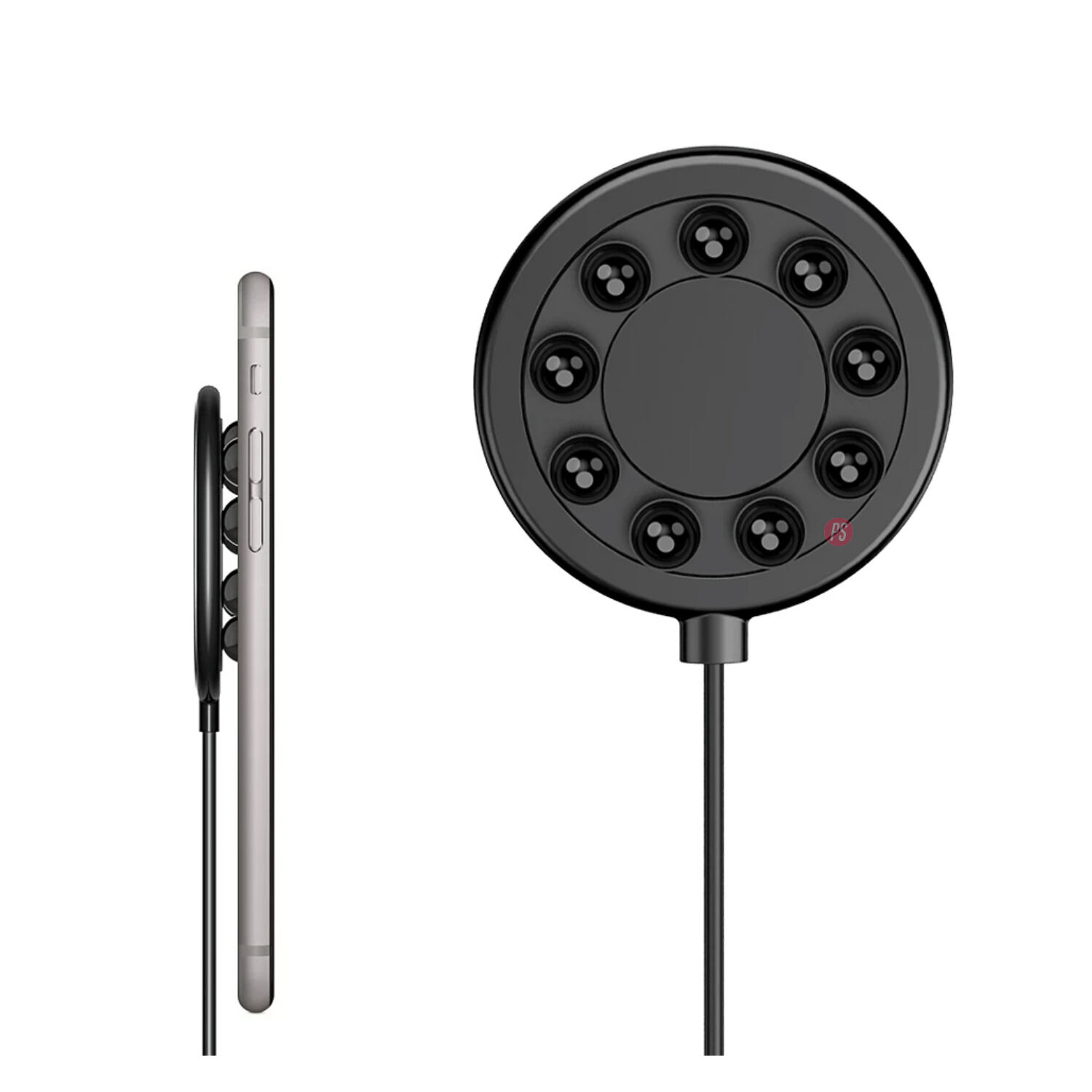 Cargador Inal&aacute;mbrico Qi 10w Philips Dlp9016u - Ps image number 1.0