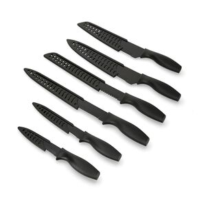 Set De Cuchillos Azhome Black / 6 Piezas