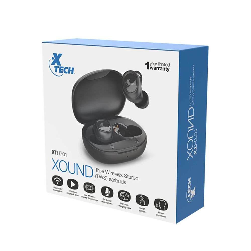 Audífonos In-ear Xtech Xound Wireless Tws Bt image number 0.0