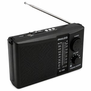 Radio Am / Fm Multibandas Recargable A Pilas Y Corriente 18r
