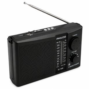 Radio Am / Fm Multibandas Recargable A Pilas Y Corriente 18r