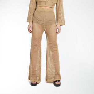 Pantalón Pierna Ancha Tiro Medio Palazzo Mujer Freedom