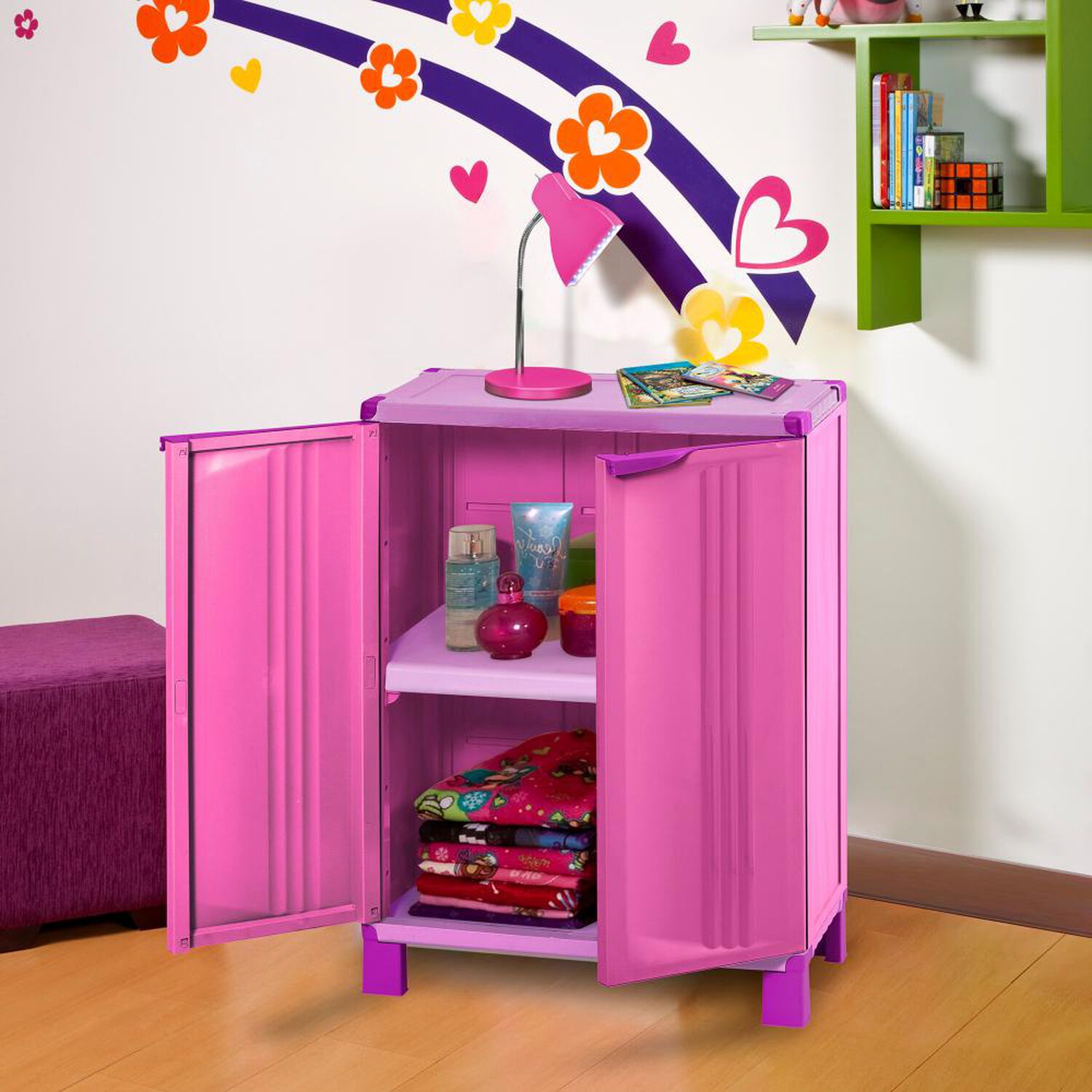 Armario Mediano Starplast Home Fucsia image number 1.0