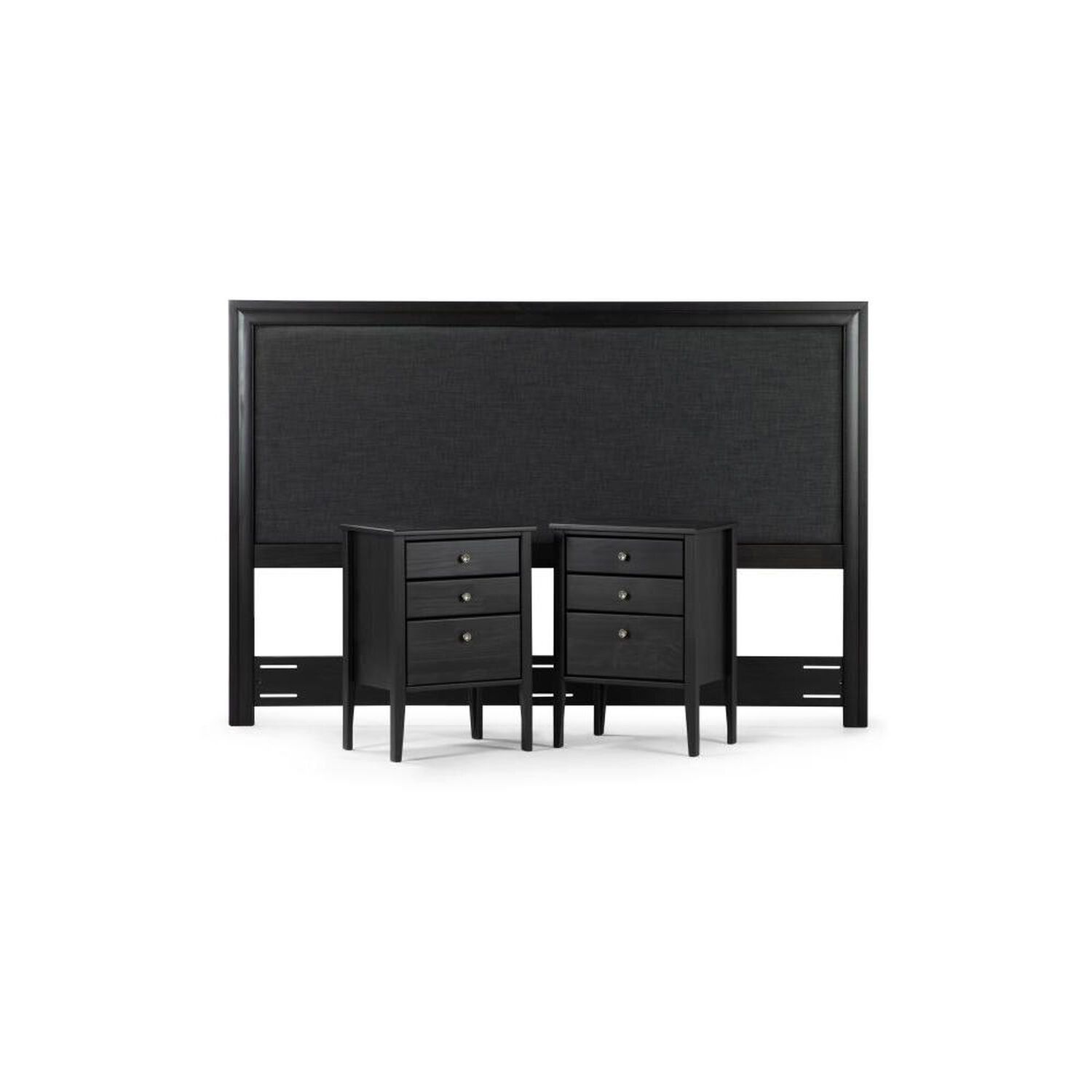 Cama Europea Rosen Nolita / King / Base Dividida + Set De Maderas Nolita Grafito image number 7.0