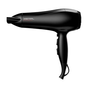 Secador De Pelo Mistral Tourmaline Ion Nano Silver Gama 2200w Negro