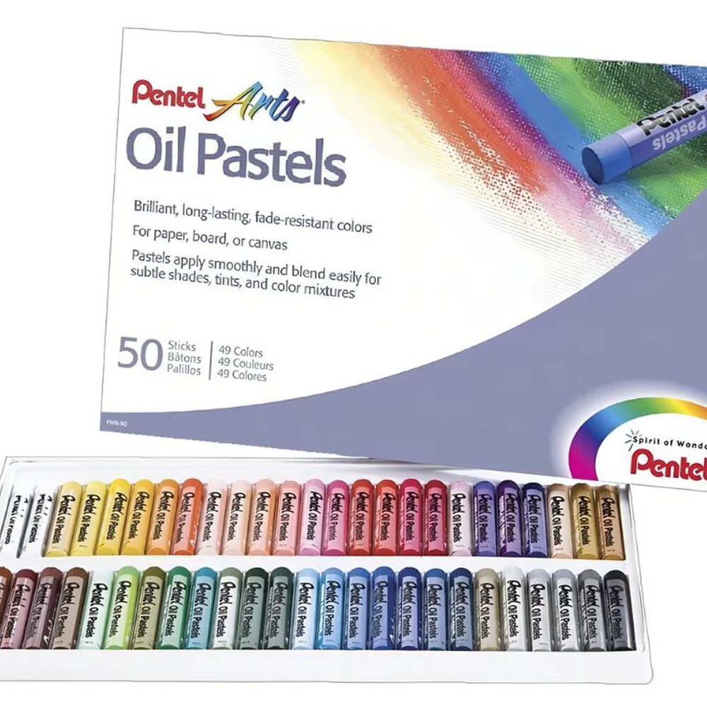 Estuche Lapiz Pastel 50unidas Pentel image number 0.0