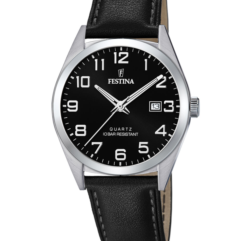 Reloj F20446/3 Festina Negro Hombre Acero Clásico image number 0.0