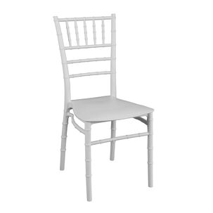 Silla Pl&aacute;stica Chiavari Blanca Terraza