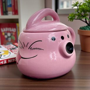 Taz&oacute;n 3d Cer&aacute;mica Majin Buu Dragon Ball