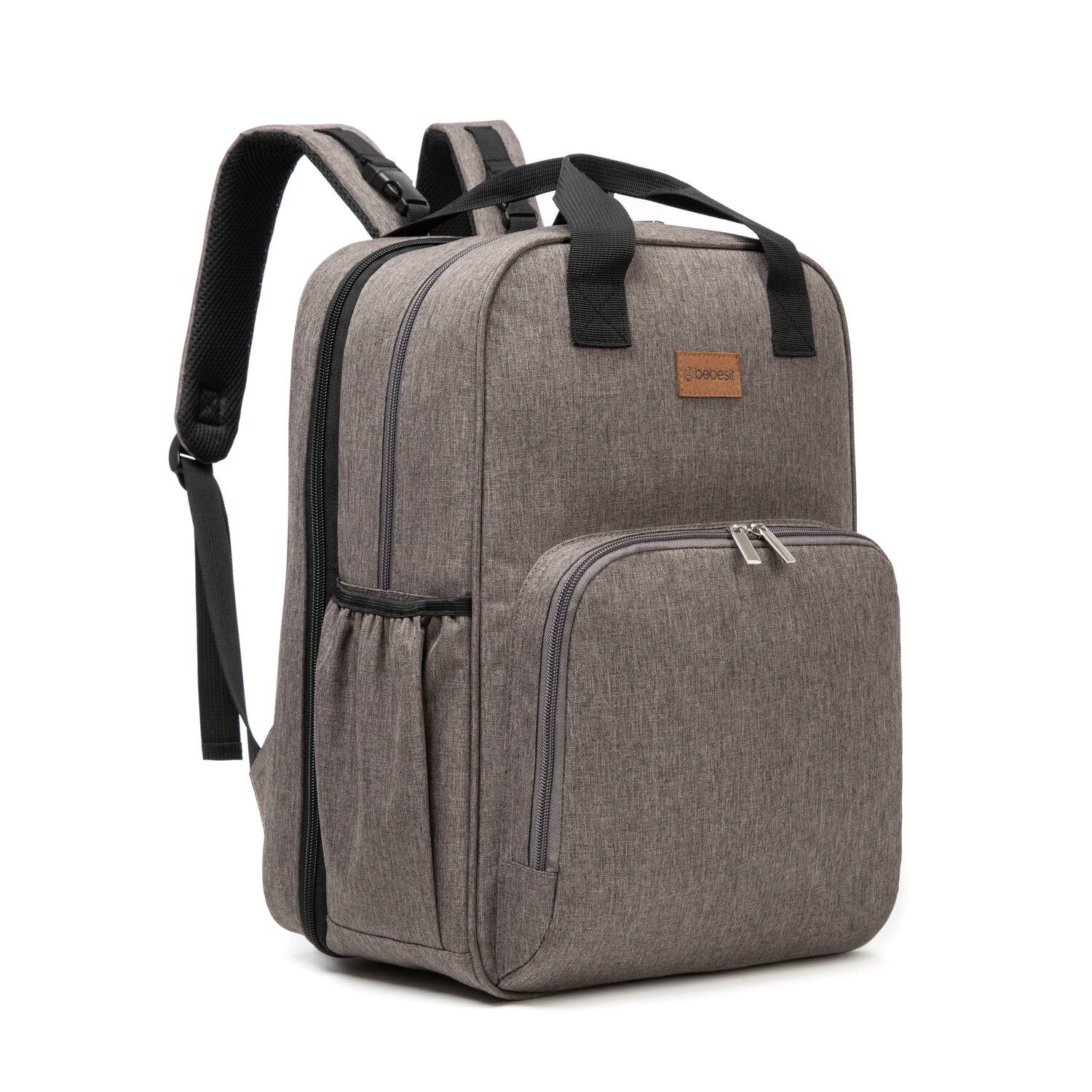 Mochila Maternal 3en1 Pa&ntilde;alera Cuna Y Mudador Gris Bebesit image number 6.0