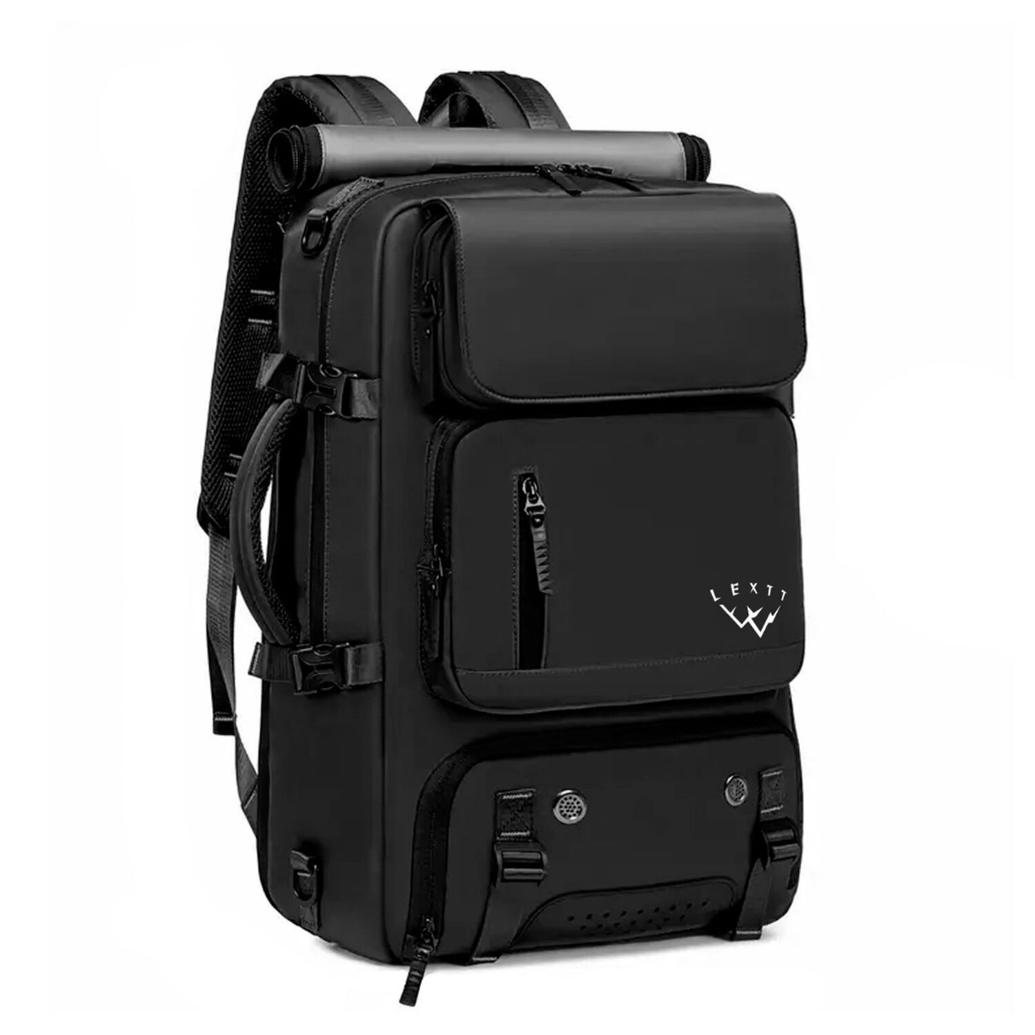 Mochila Multifuncional Viajera Impermeable Puerto Usb Dise&ntilde;o Expandible image number 0.0